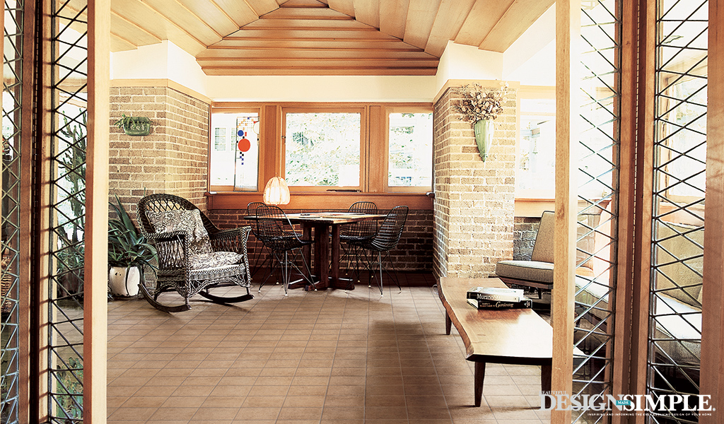 Laminate from Carpet One porch, natural flooring