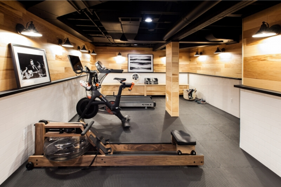 Finished Basement Ideas | At Home Gym